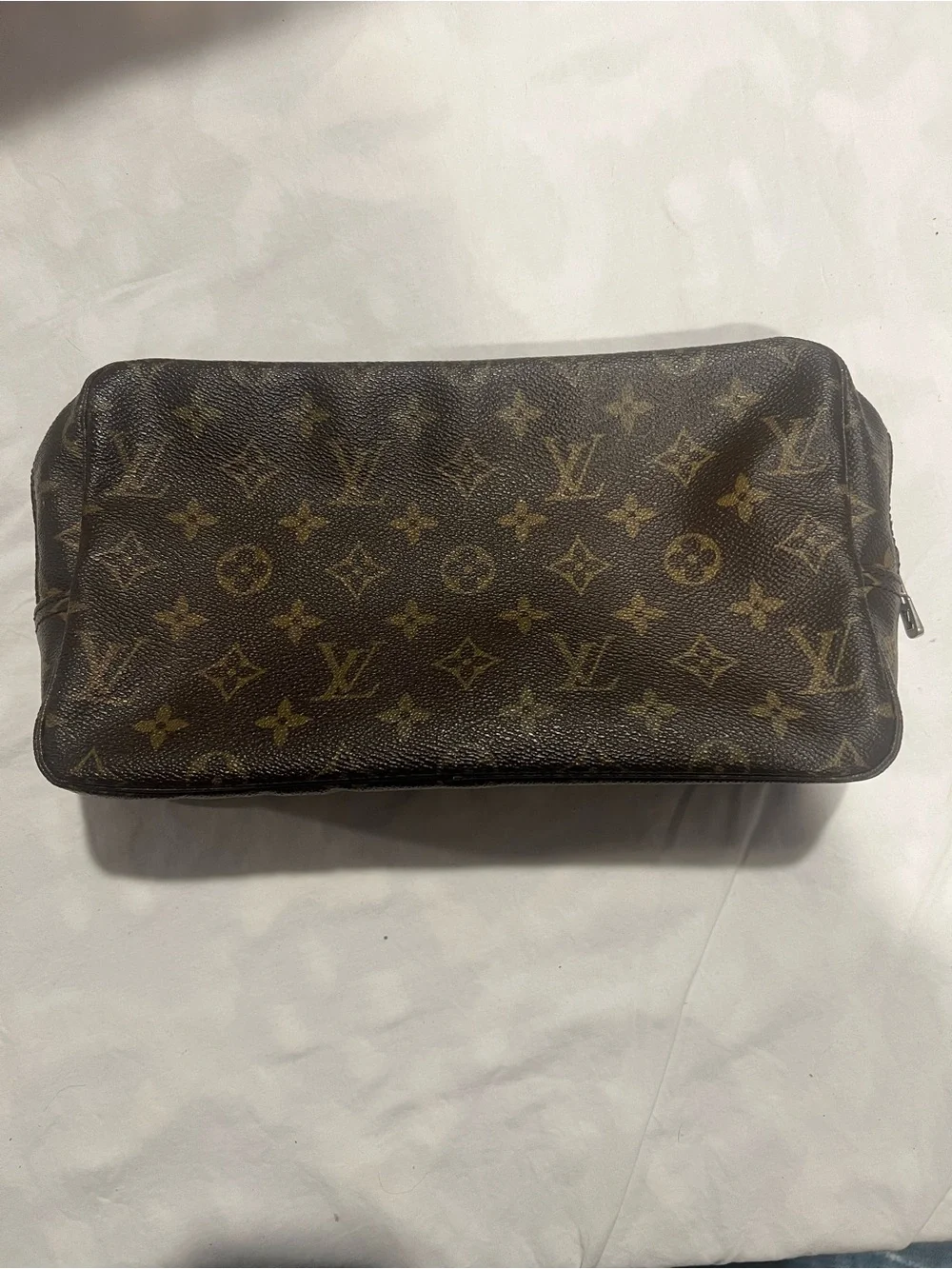 Louis Vuitton Monogram Trousse Toiletry 28 Cosmetic Pouch in Brown